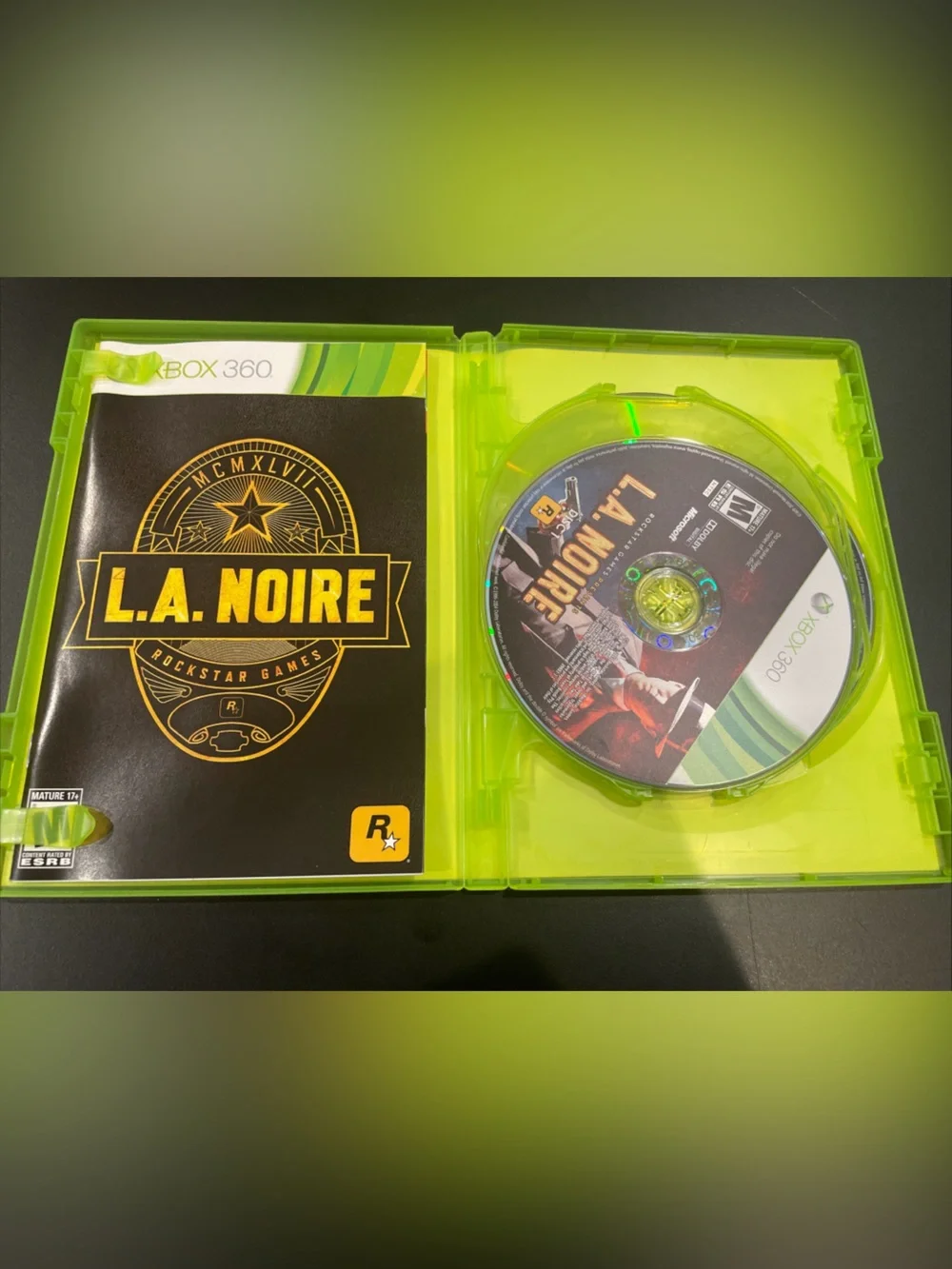 L.A. Noire Xbox 360 Detective Crime Mystery Adventure Video Game CIB Complete